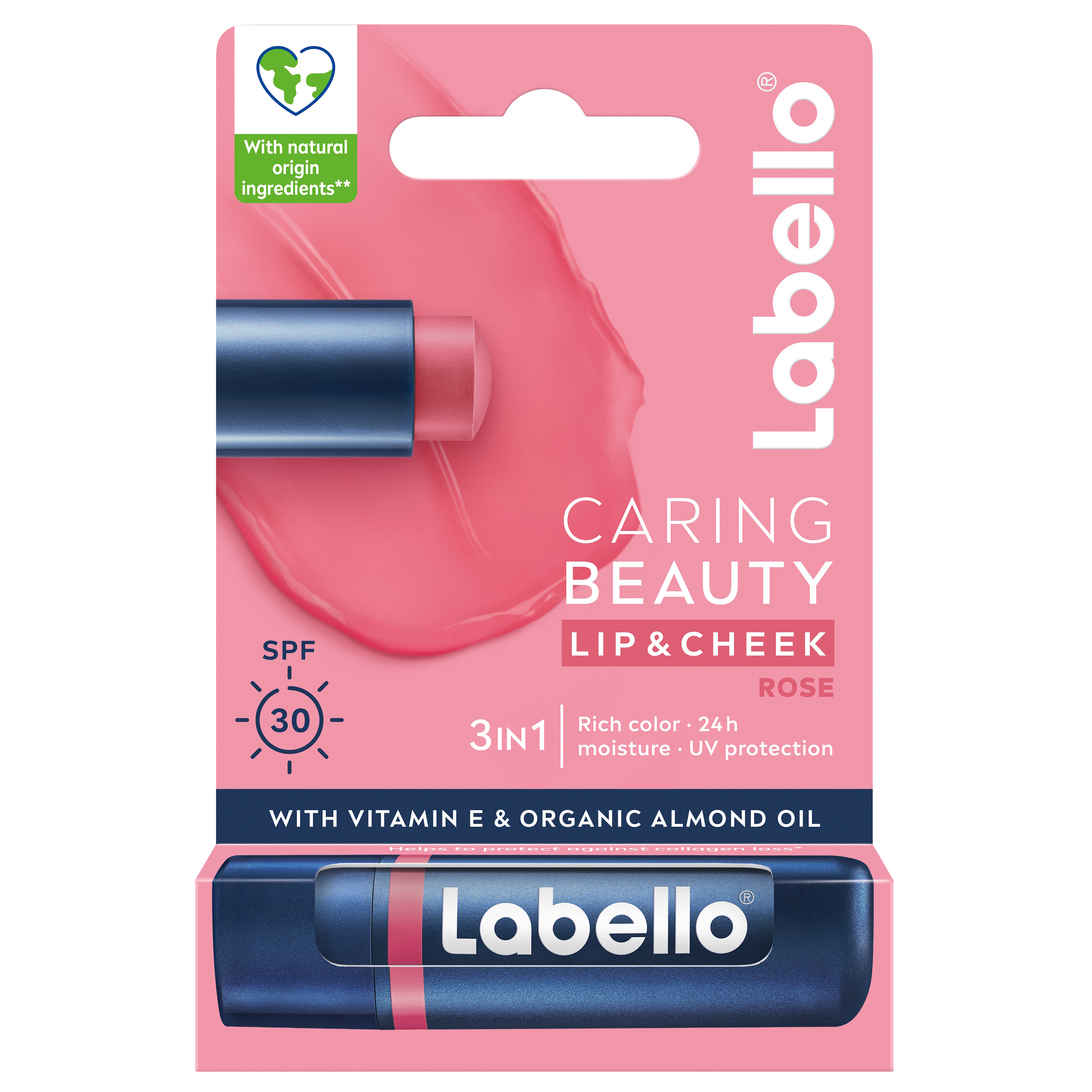 Labello Caring Beauty Rose Nude SPF 30