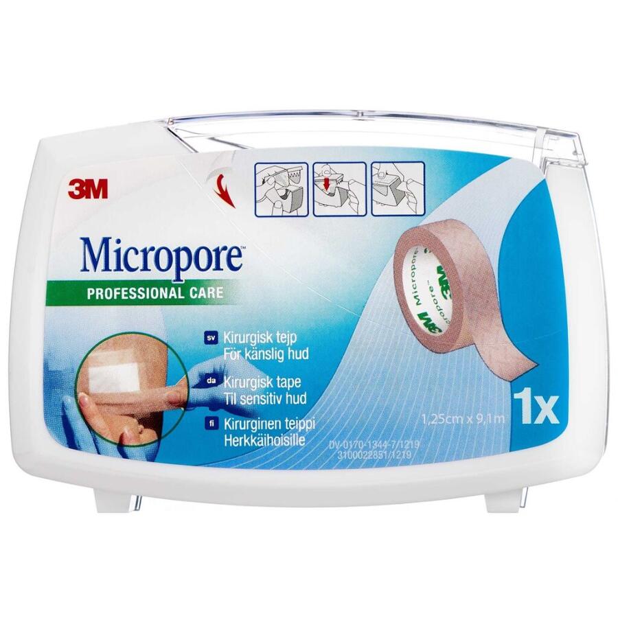 Micropore Kirugisk Tape Dispenser Brun