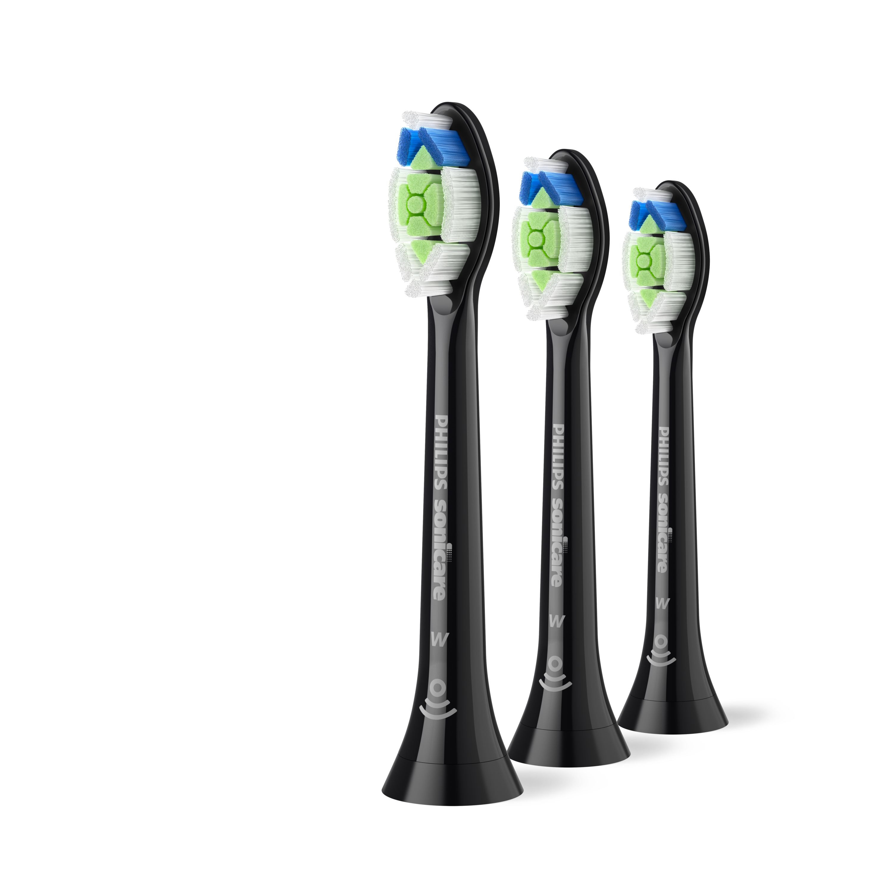 Philips Sonicare Optimal White Pakke 3 x Tandbørstehoveder - Sort