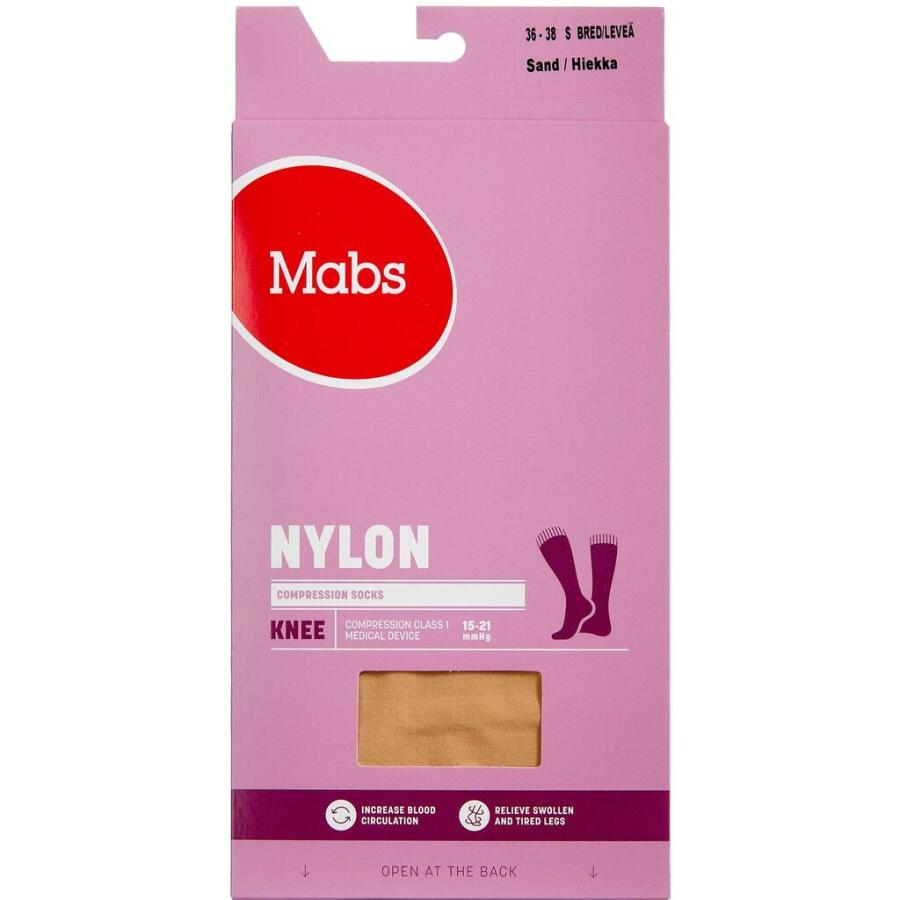 Mabs Nylon Knee Wide, Sand Str. S