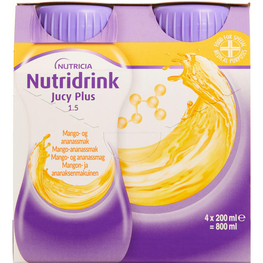 Nutridrink Jucy Plus Mango-ananassmag