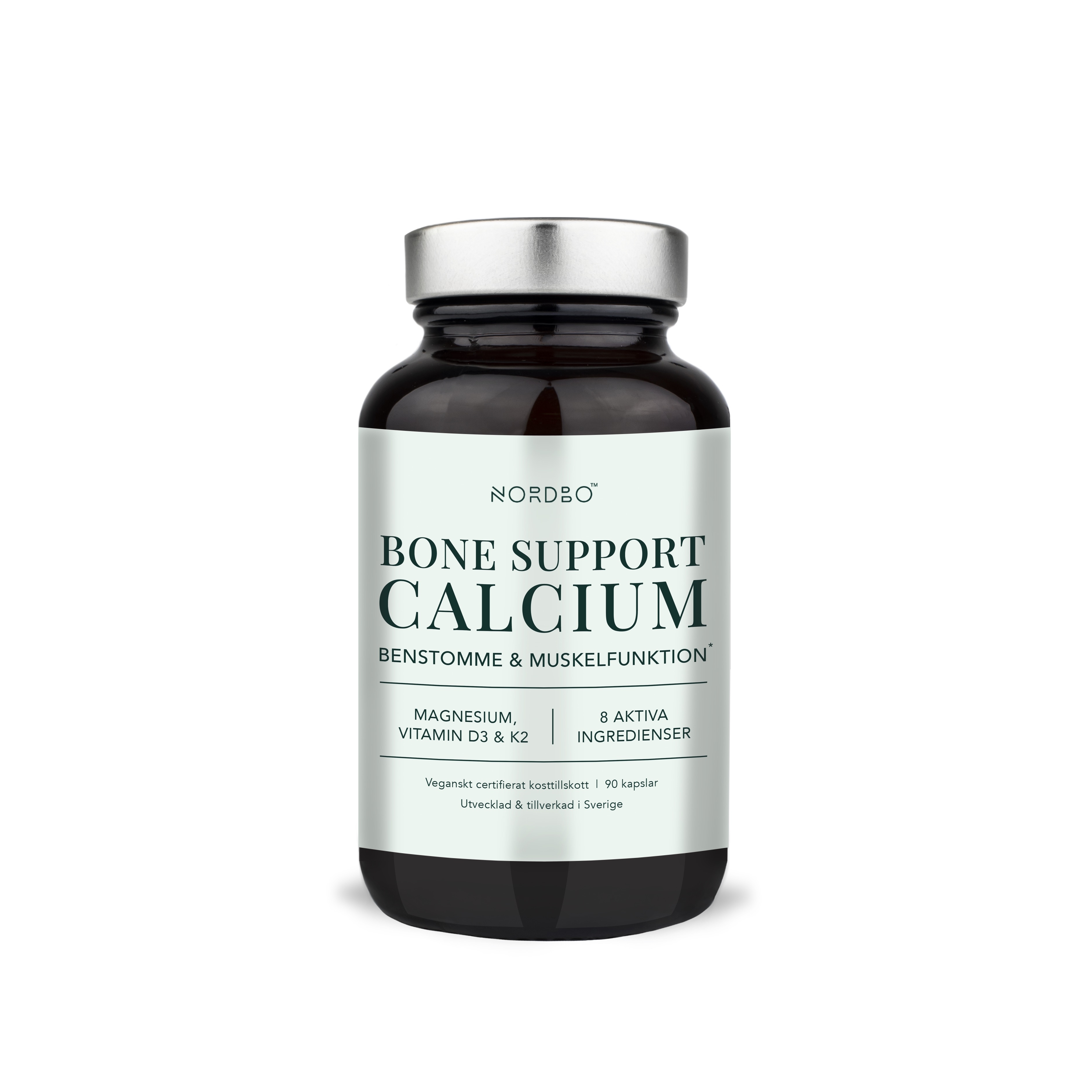 Nordbo Bone Support Calcium, 90 kap
