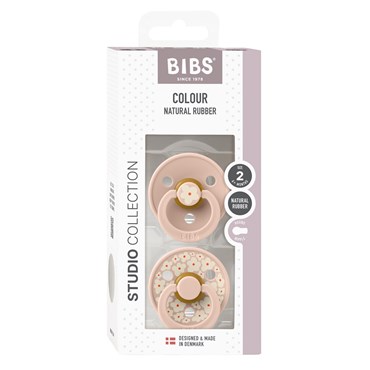 BIBS Pacifier Studio Colour 2-pak Jasmine Blush Mix Size 2