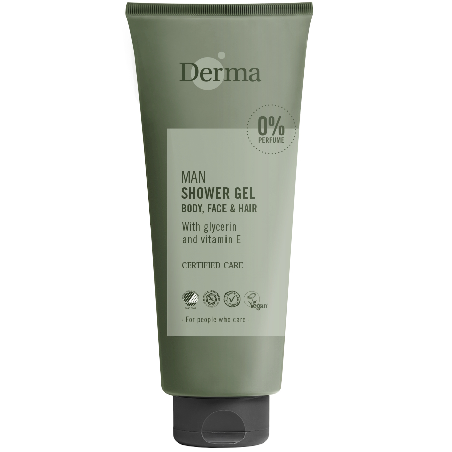 Derma Man Shower Gel Body, Face & Hair