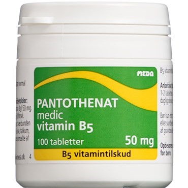 Pantotenat Vitamin B5 tabletter**