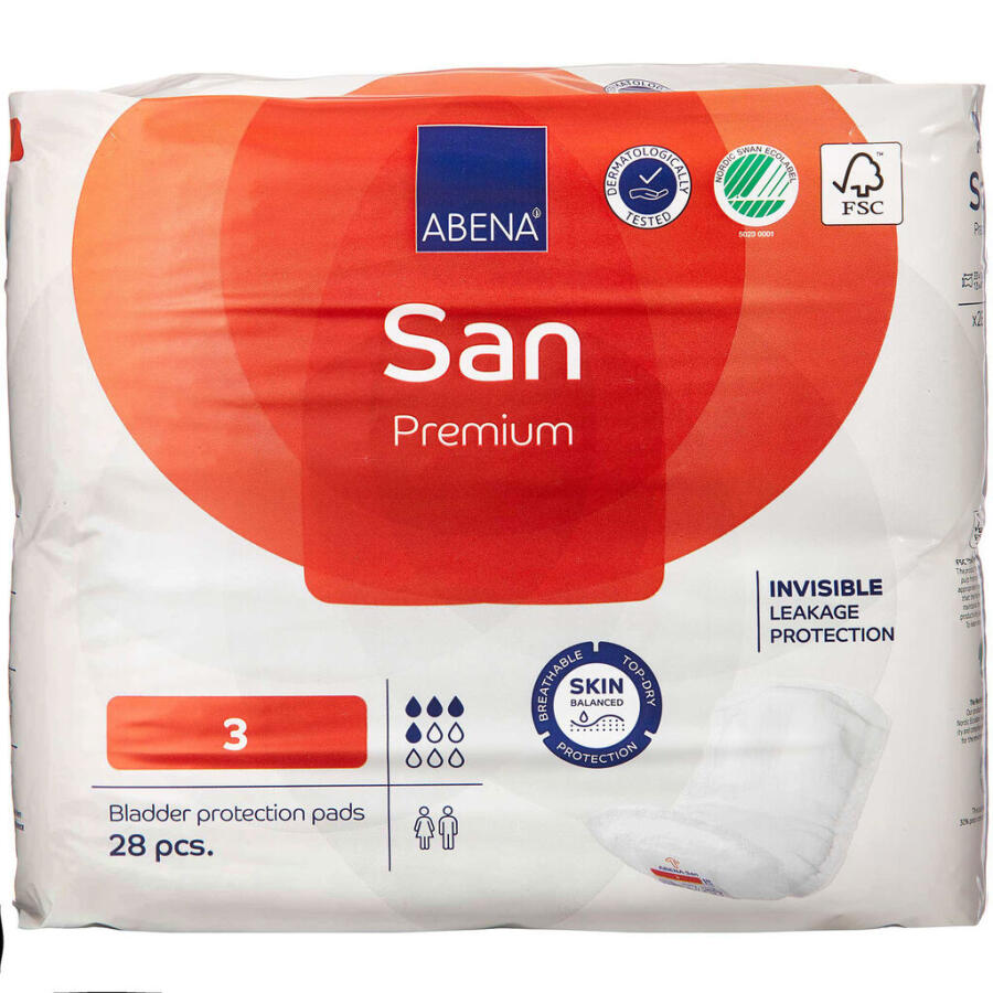 Abena San 3 Premium Rød