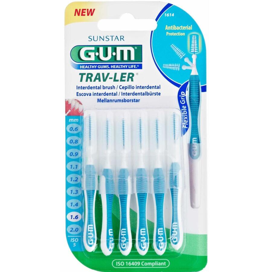 GUM Trav-Ler Mellemrumsbørste Nr. 1614 1,6mm