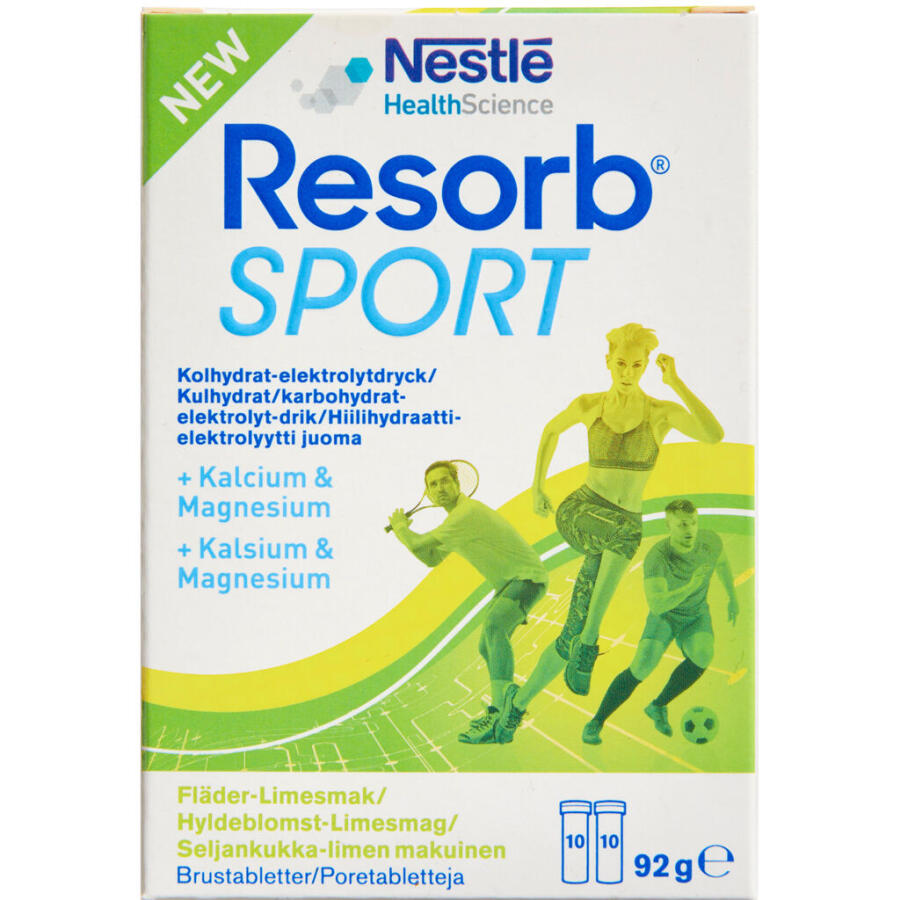 Resorb Sport Hyldeblomst Lime