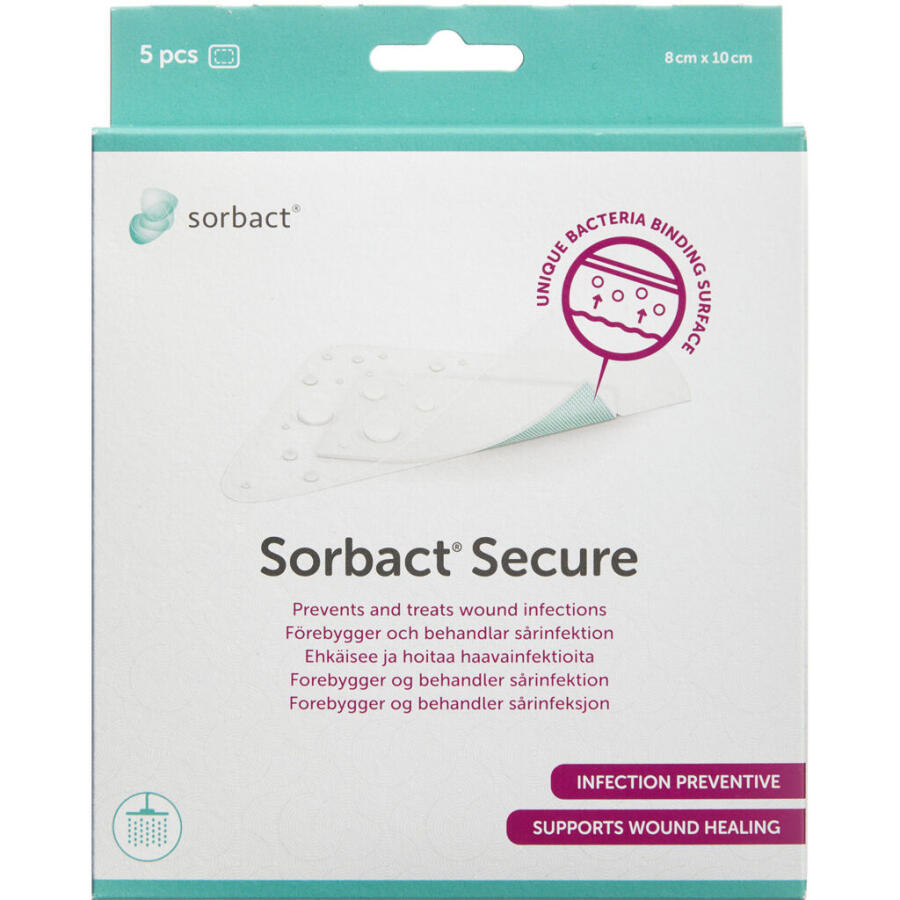 Sorbact Secure Plaster 8 x 10 cm