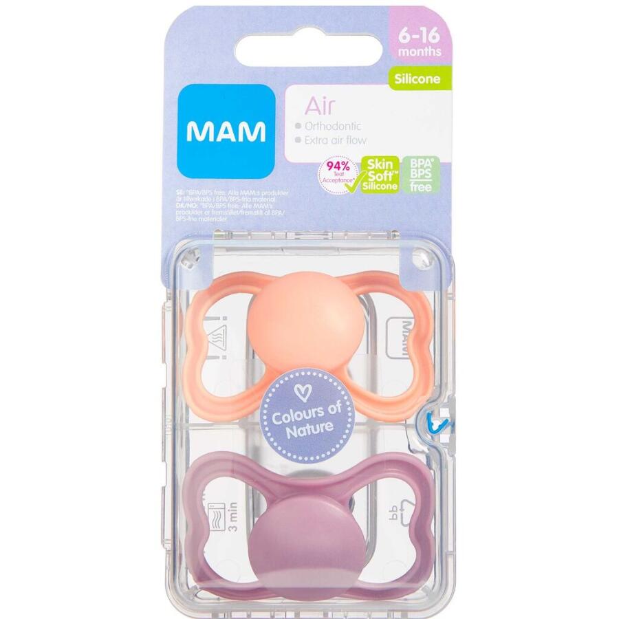 MAM Air Silicone Pink 6-16 Mdr.