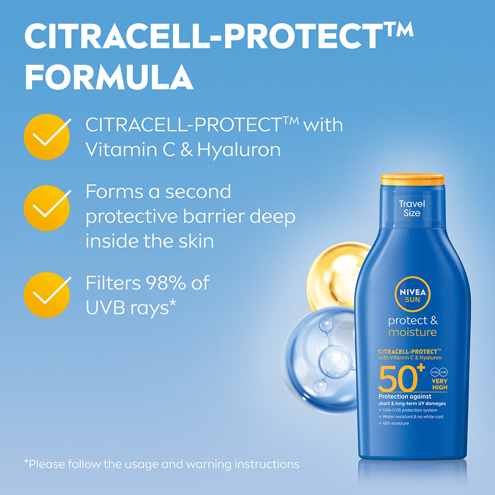 NIVEA Protect & Moisture Travel Size SPF 50+