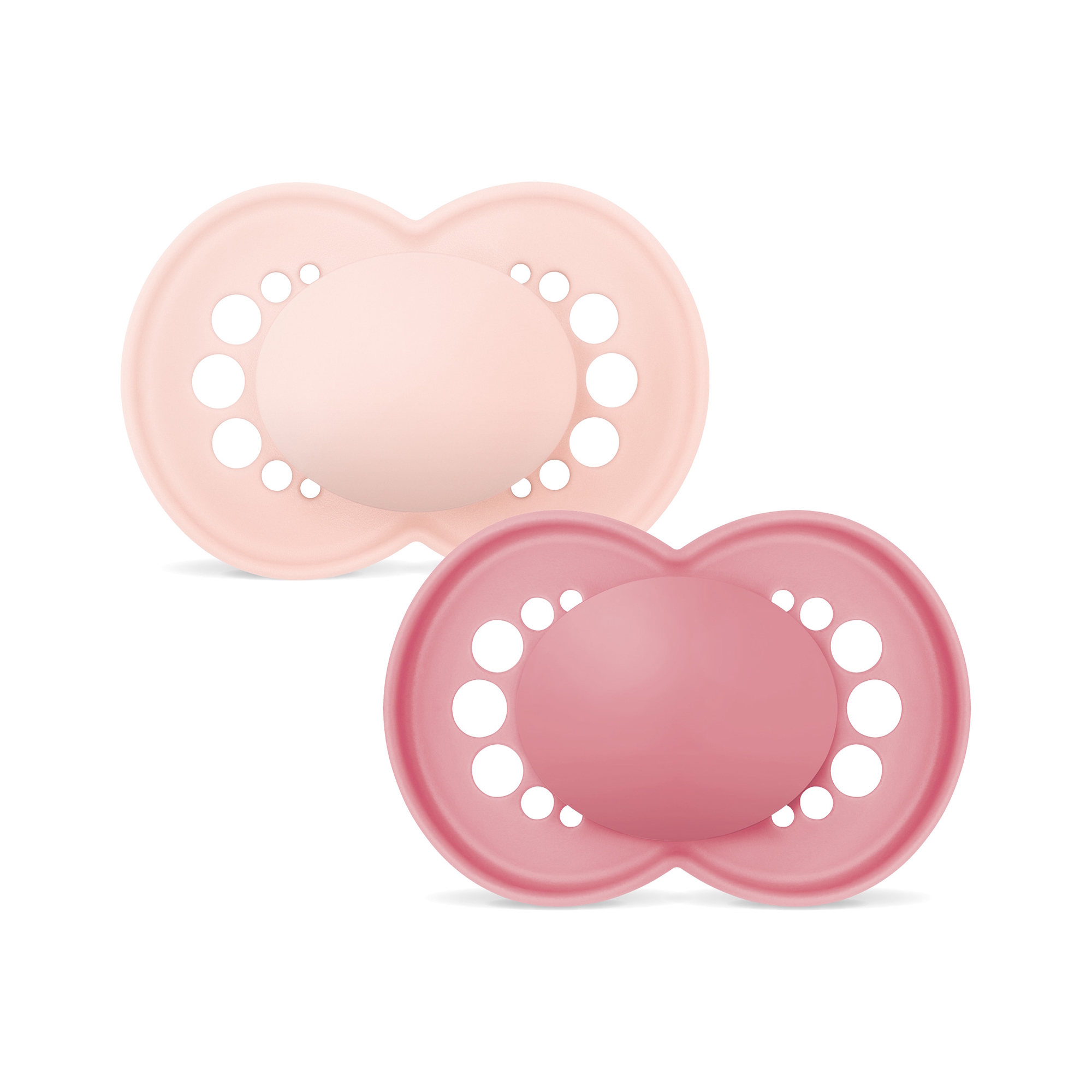 MAM Orig Silk 6-16m 2p Box V Pink Unprint