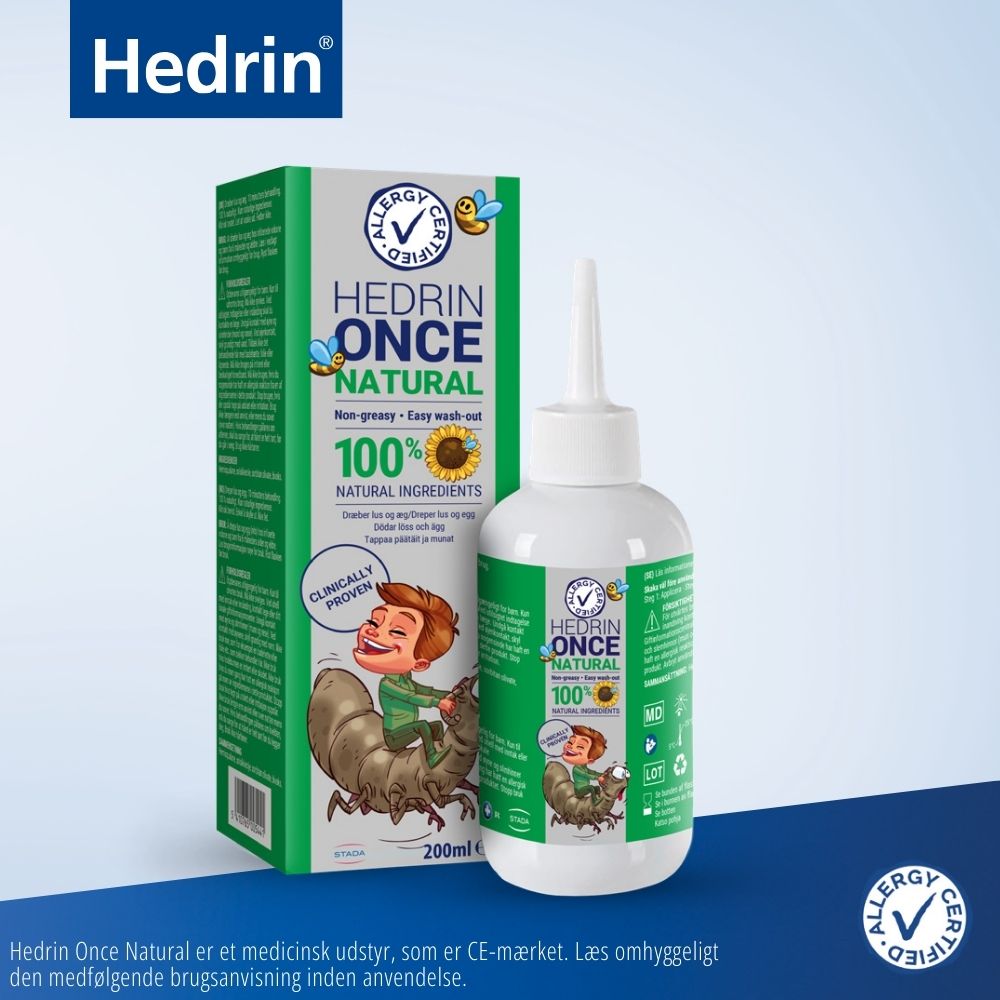 Hedrin Once Natural Lotion
