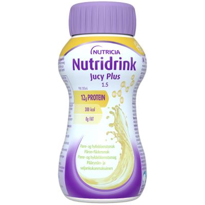 Nutridrink Jucy Plus Pære-Hyldeblomst