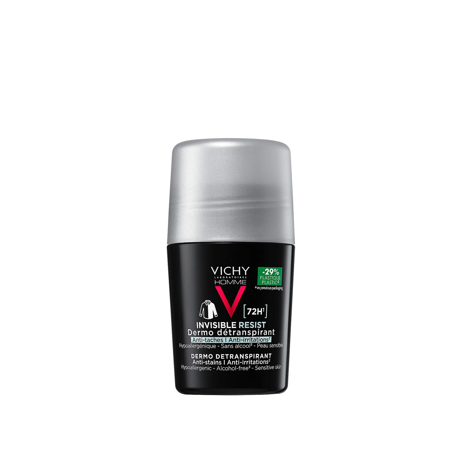 Vichy Homme Invisible Protect Anti-Stain Roll-on 72T