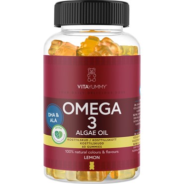 **VitaYummy Omega 3, Lemon (Bemærk dato)