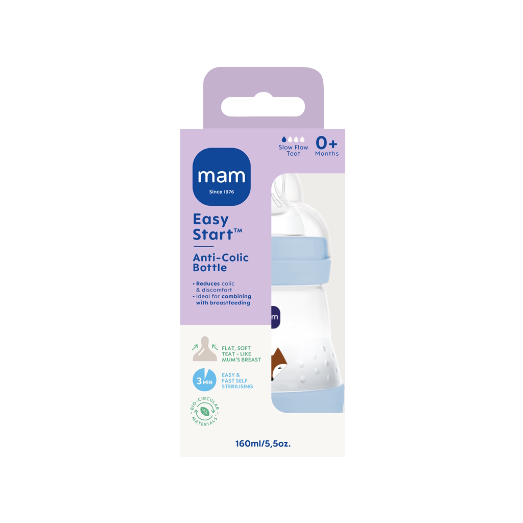 MAM Easy Start Anti-Colic 160ml 1p Blue