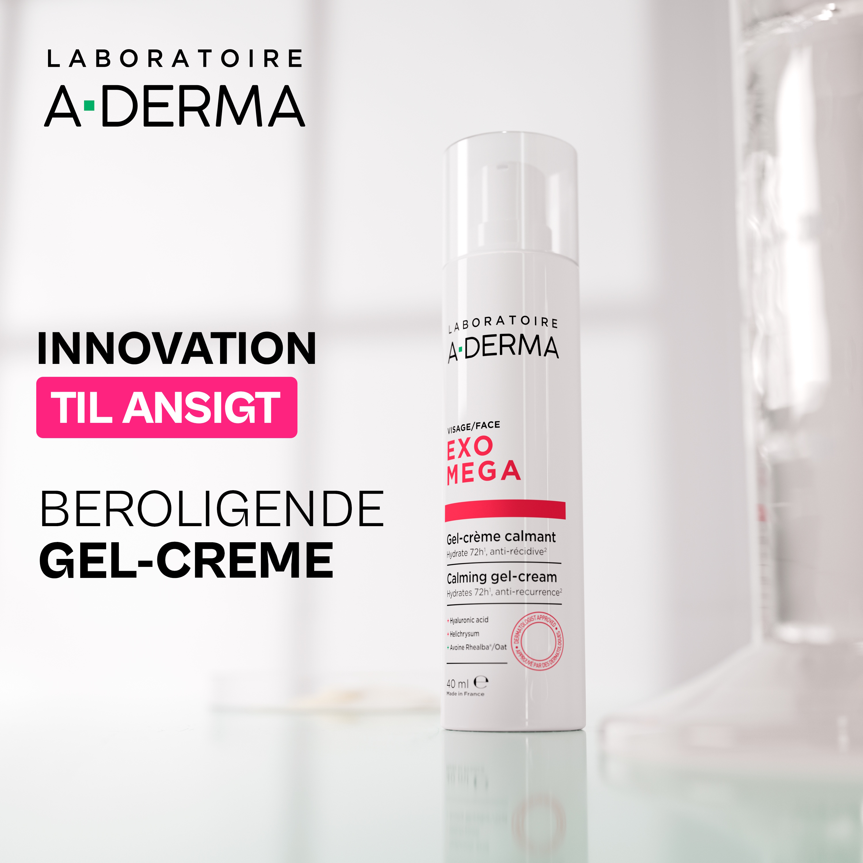 A-Derma Exomega Face Calming Gel-Cream