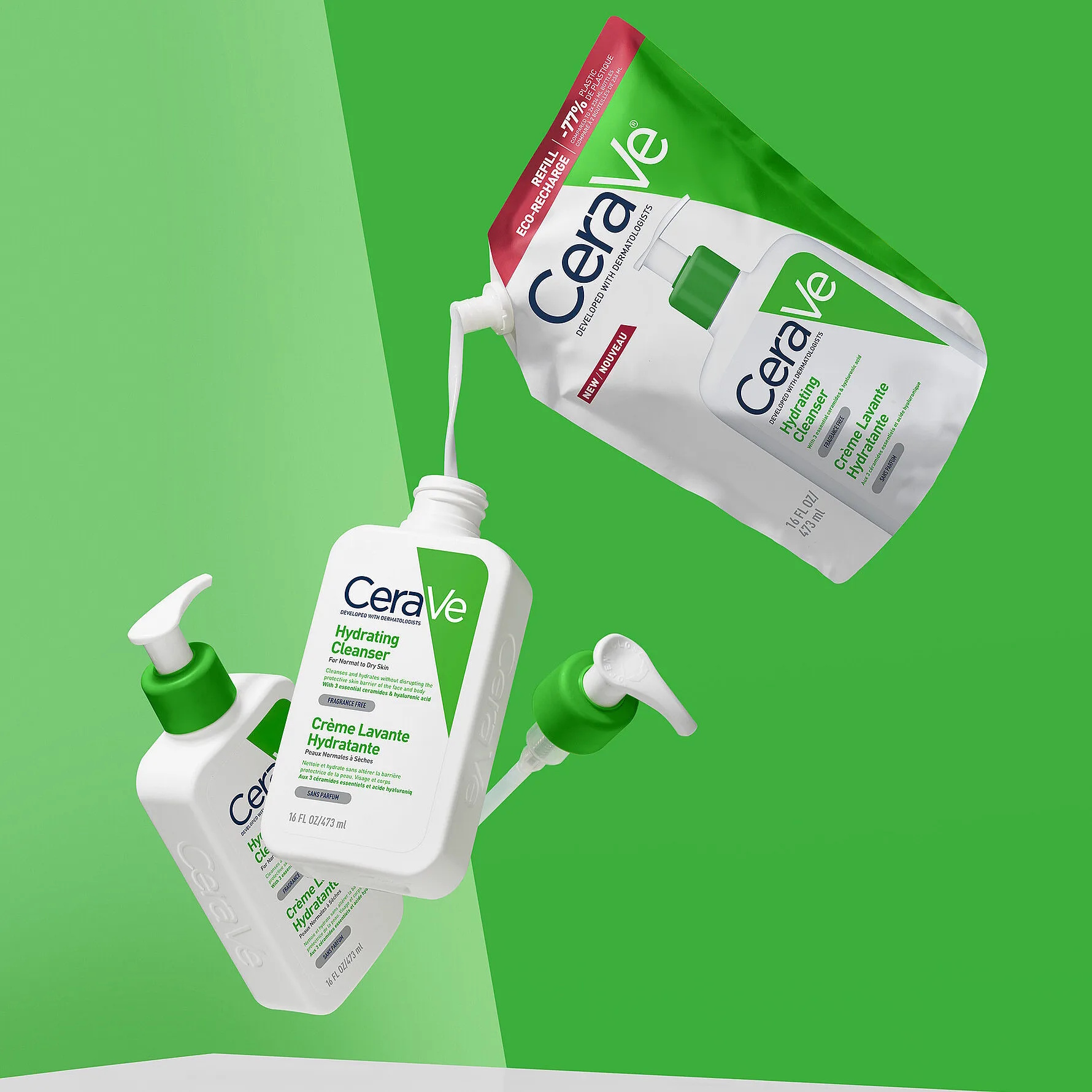 CeraVe Fugtgivende Rens Refill