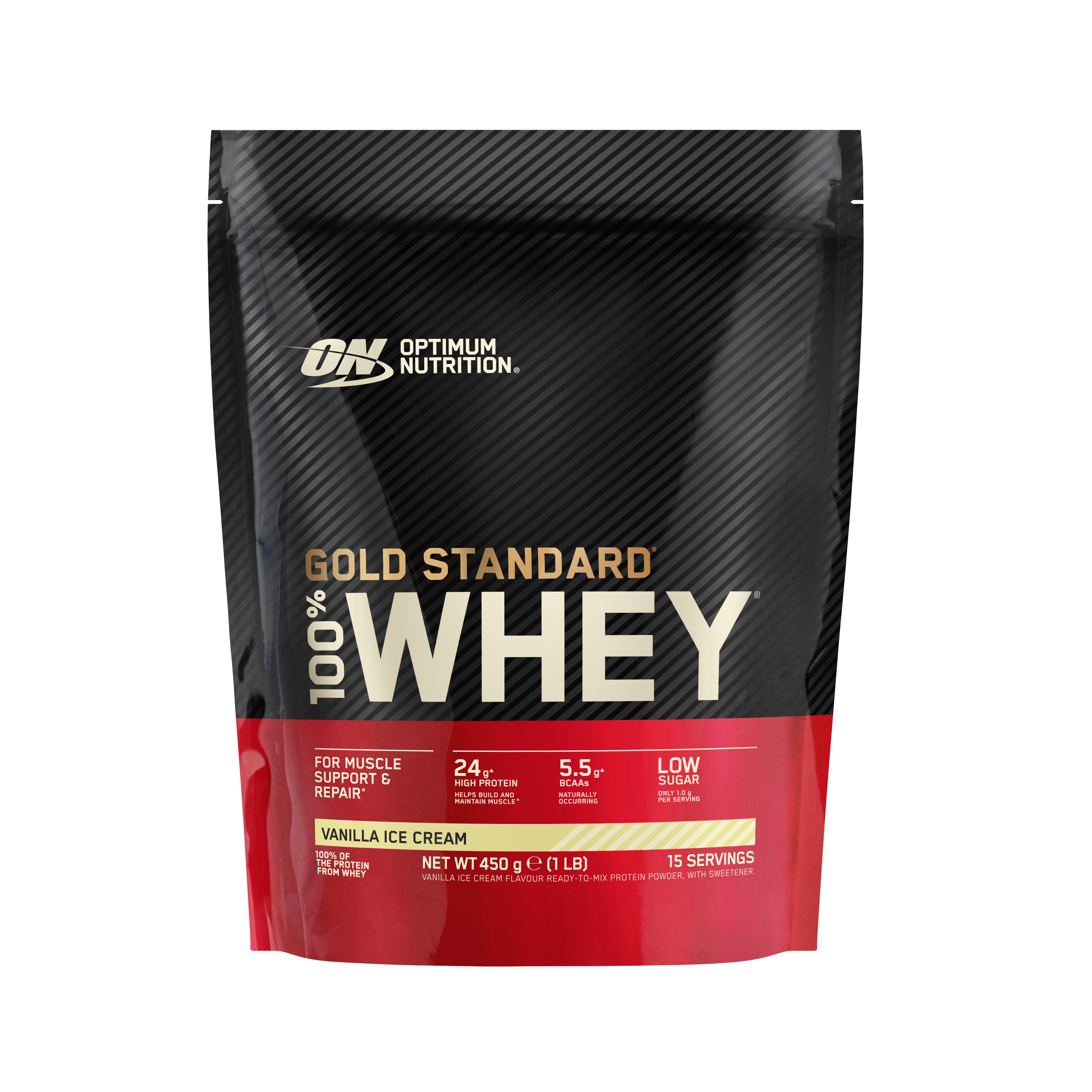 Optimum Nutrition Gold Standard 100% Vanilla Ice Cream 450g.