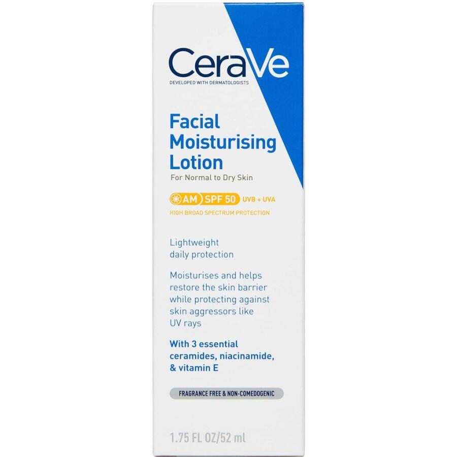 CeraVe Fugtgivende Ansigtscreme SPF 50