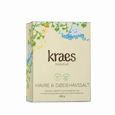 KRAES Havre/Dødehavssalt Babybad Pulver