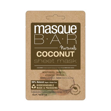 MasqueBar Naturals Coconut Sheet Mask