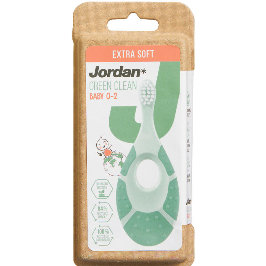 Jordan Tandbørste Green Clean Baby 0-2 år