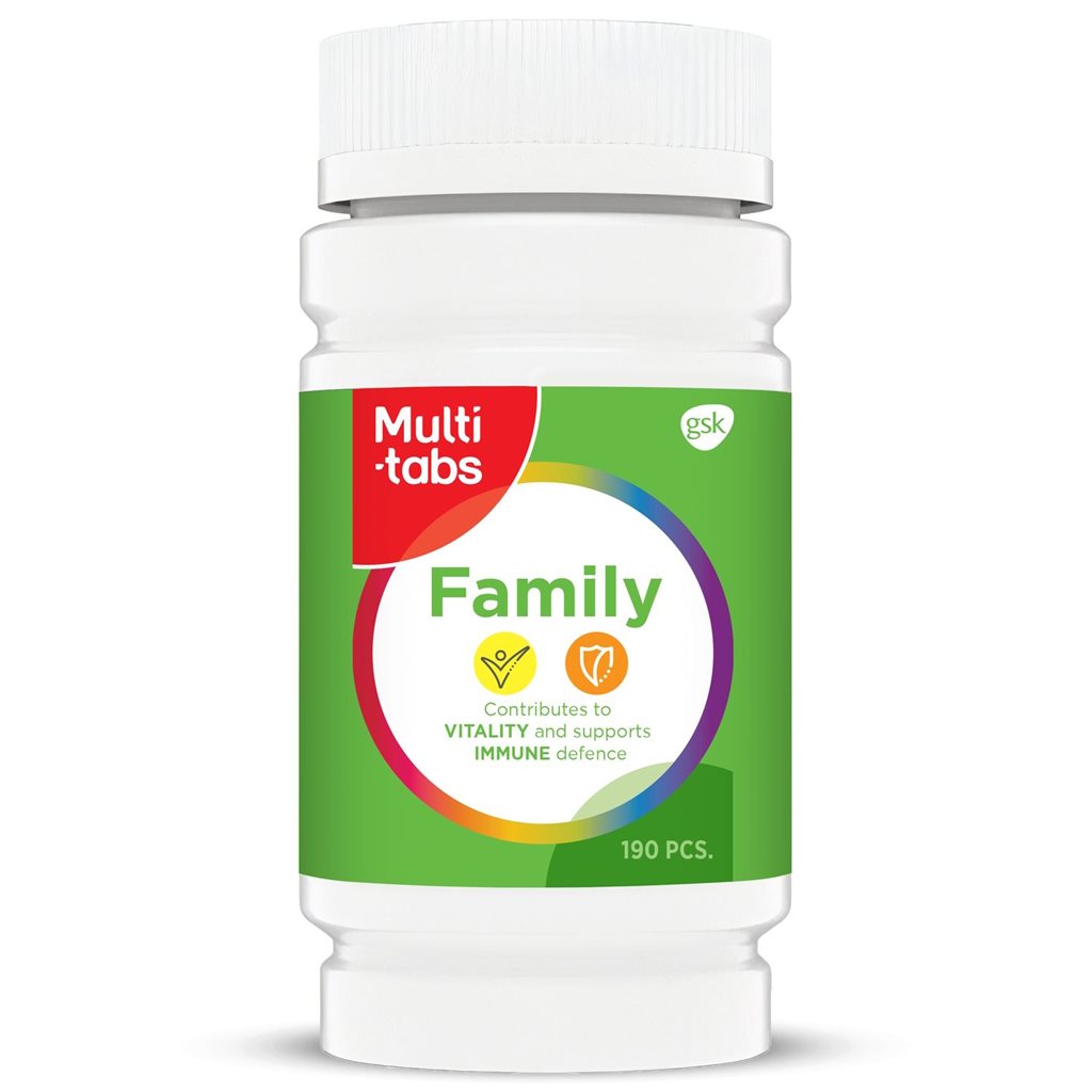 Køb Multi-tabs Family Tabletter Kosttilskud 190 stk | Hos Apopro.dk