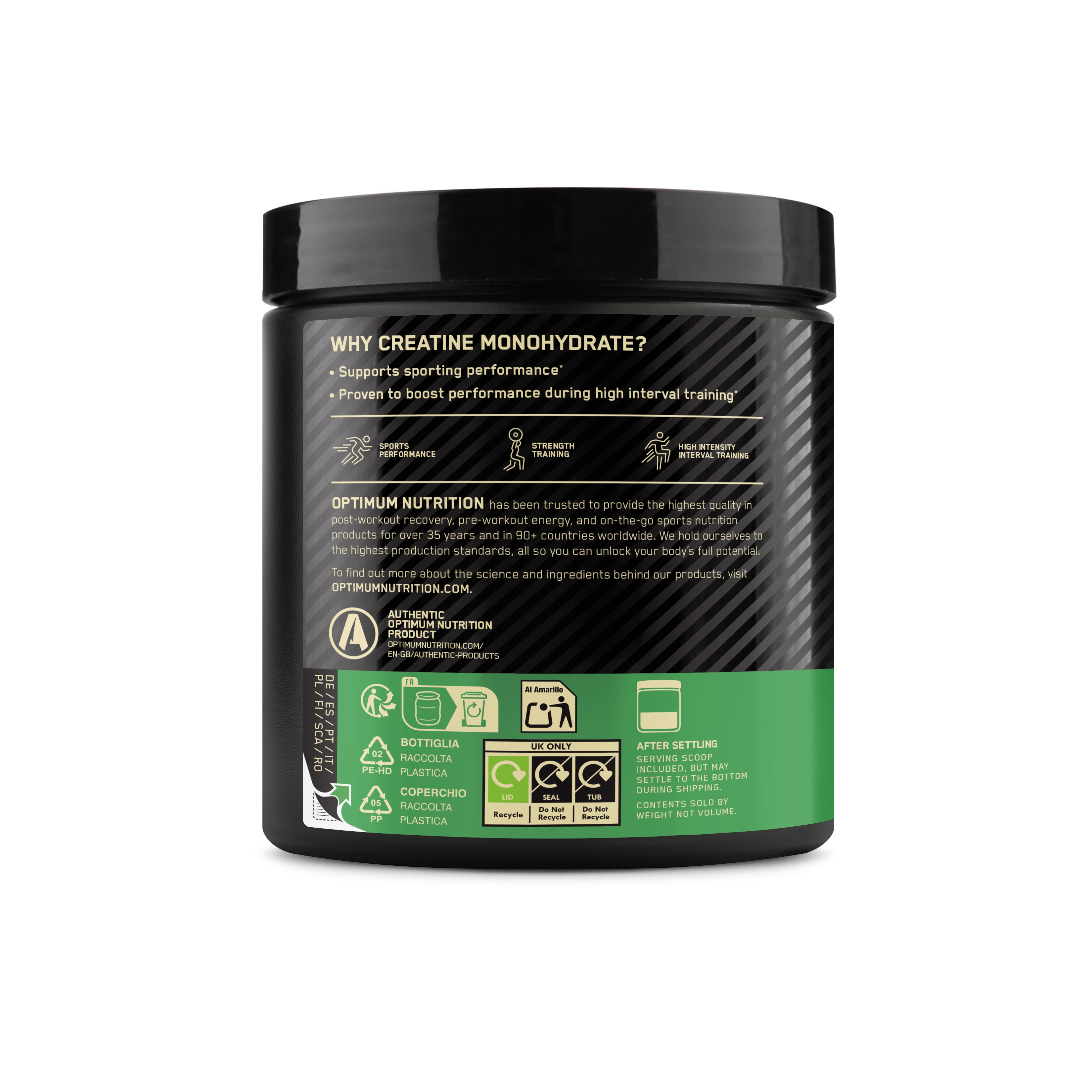 Optimum Nutrition CREATINE BLUE RASPBERRY 247.5G