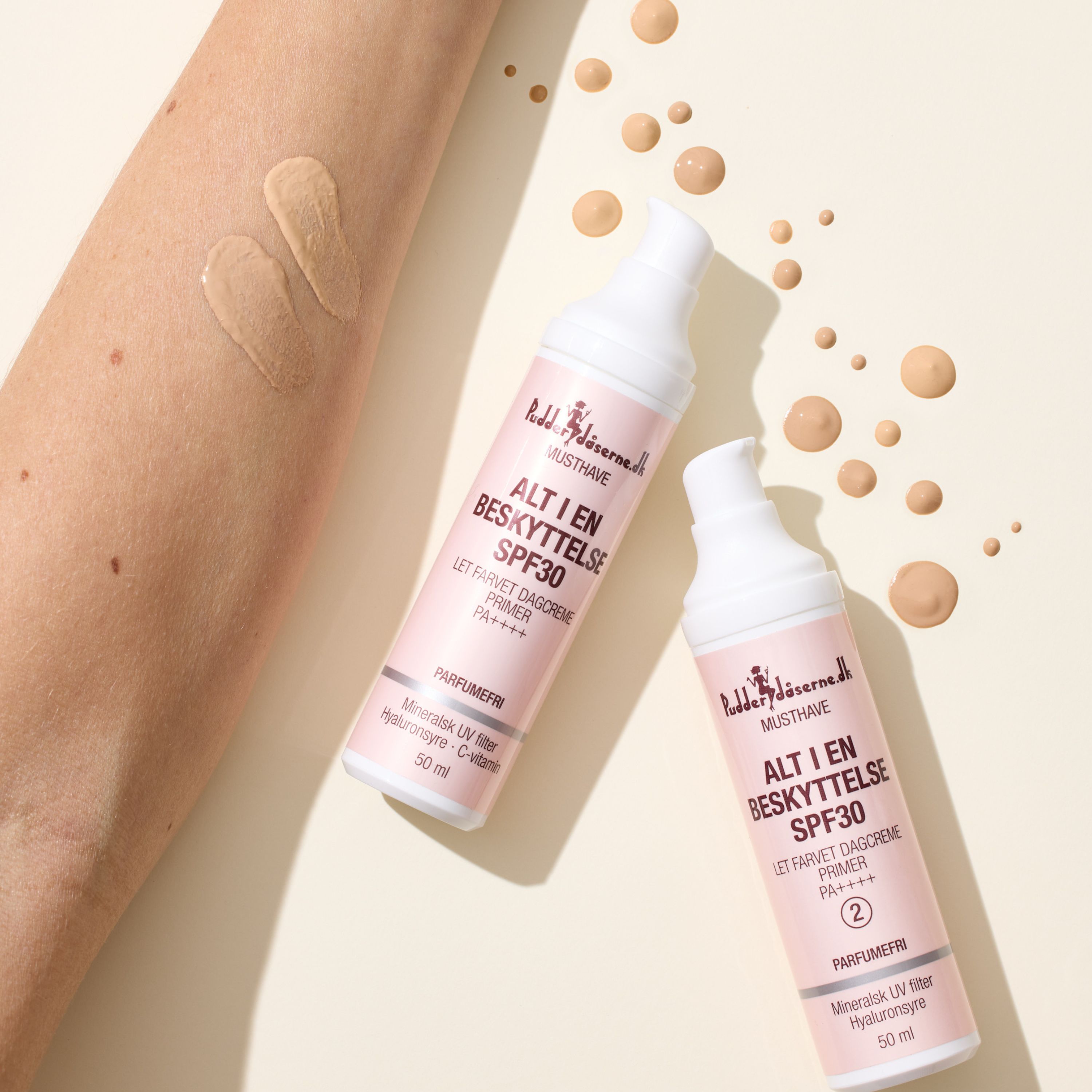 Pudderdåserne Alt I En Beskyttelse SPF 30 002