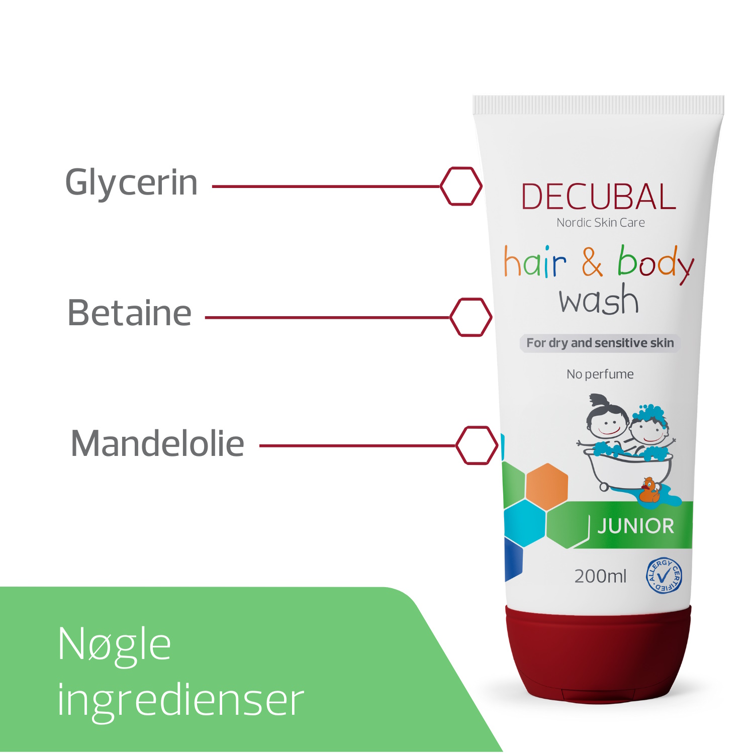 Decubal Junior Hair & Body Wash