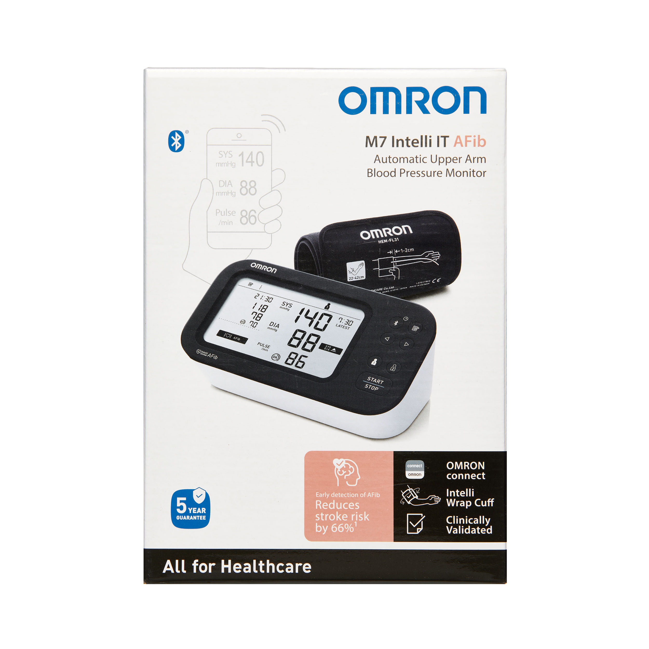 Omron M7 Intelli IT AFib Digital Blodtryksmåler