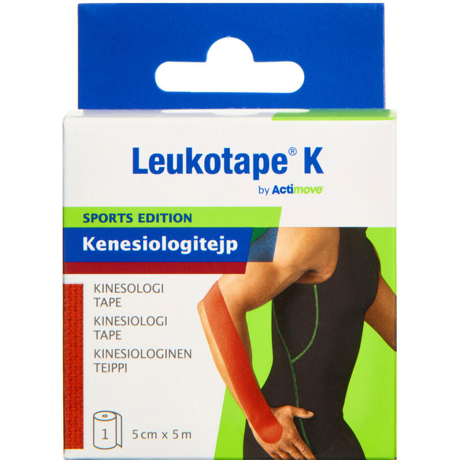 Actimove Leukotape K Rød 5cmx5m