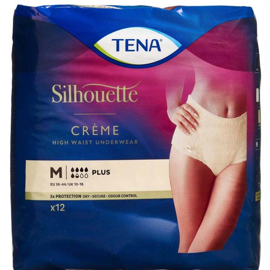 Tena Silhouette Plus Highwaist, Natur Str. M