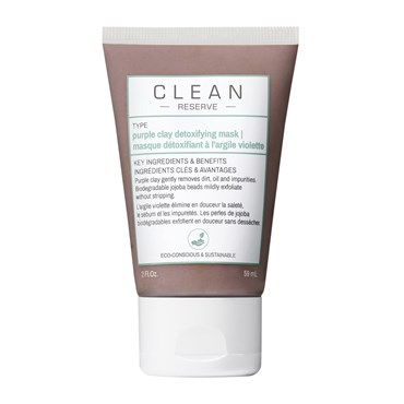 Clean Reserve Purple Clay Detoxifying Face Mask 59 ml