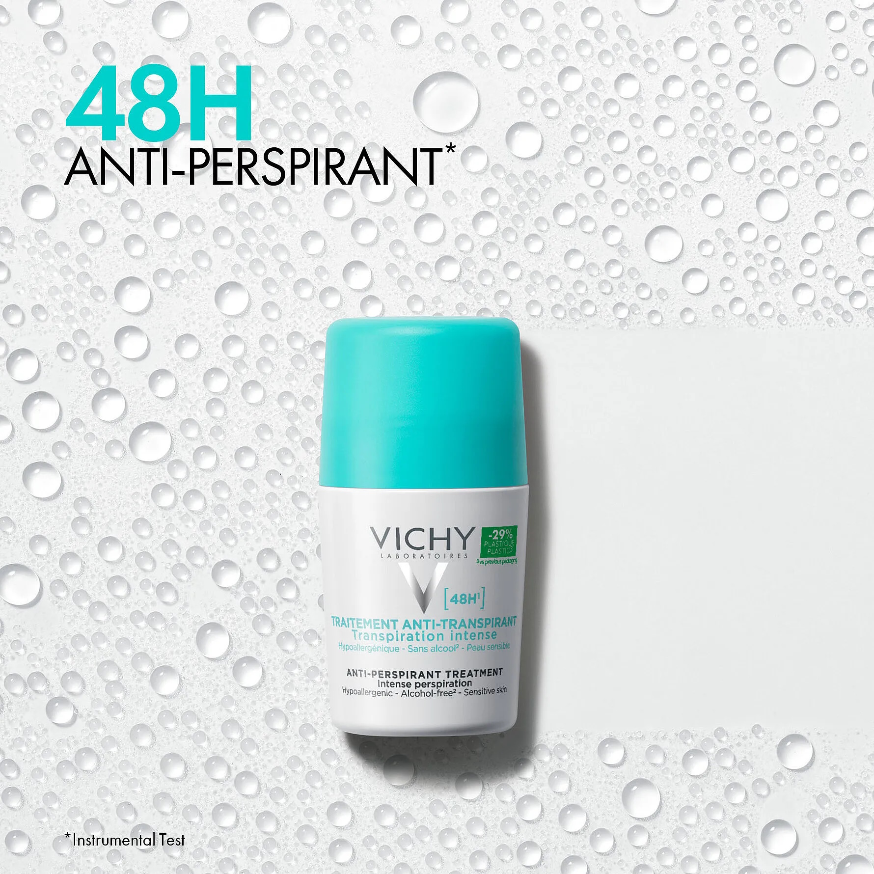 Vichy Antiperspirant Deodorant Roll-On 48T