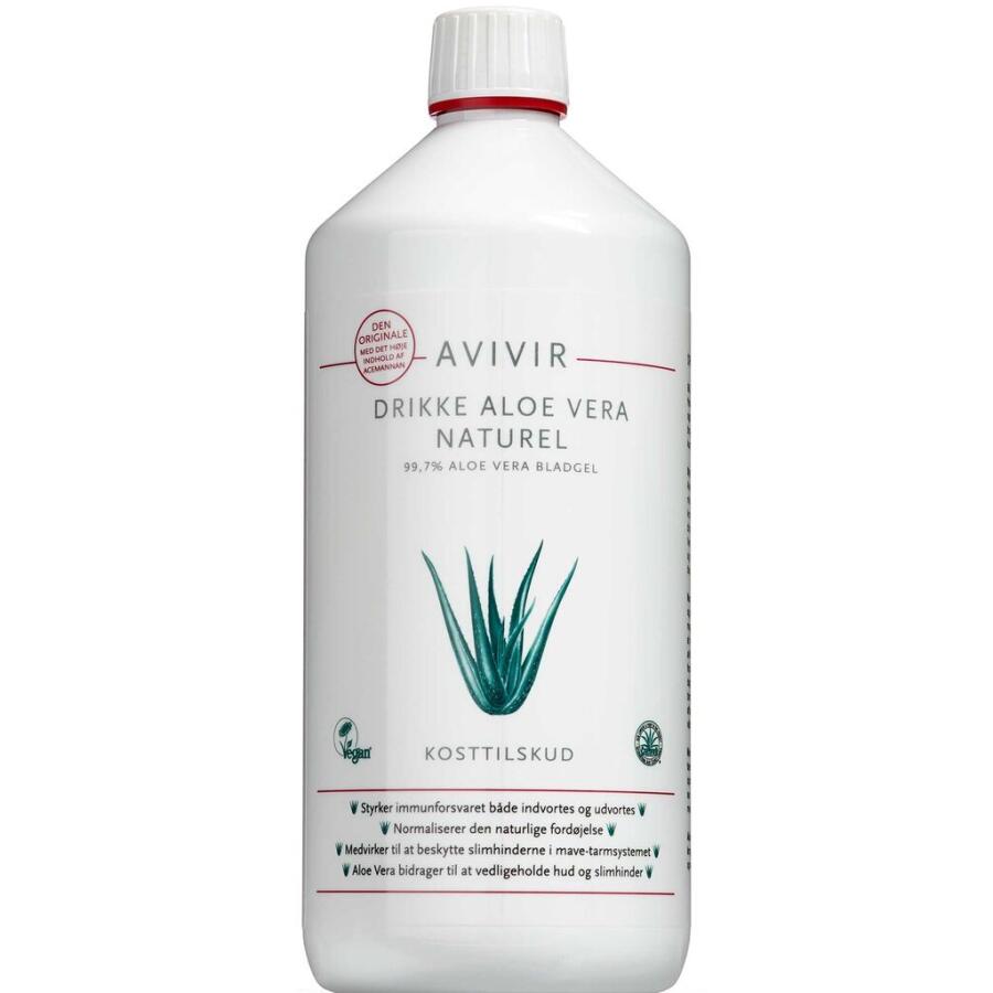 Avivir Drikke Aloe Vera Naturel 1000 ml