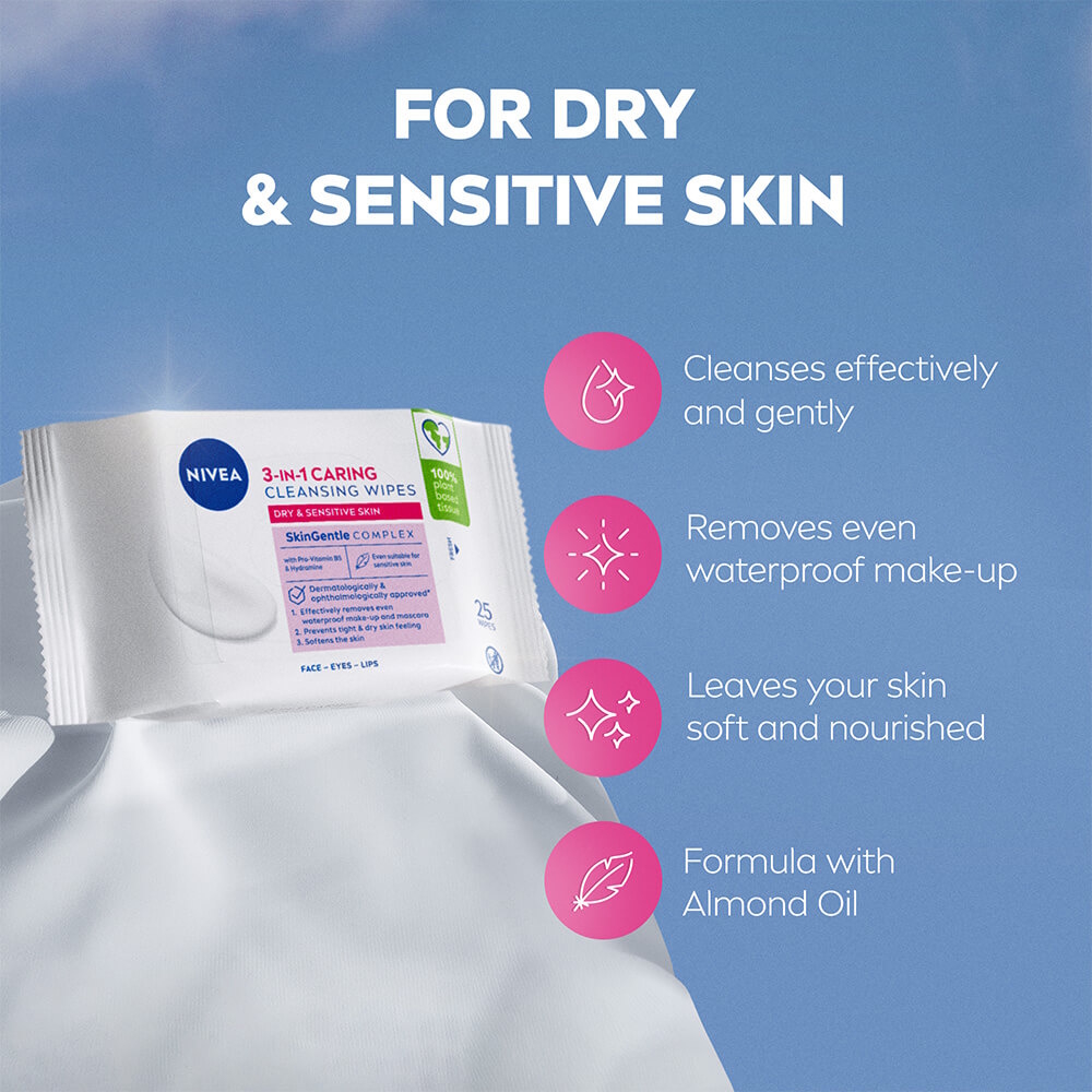 NIVEA Caring Cleansing Wipes
