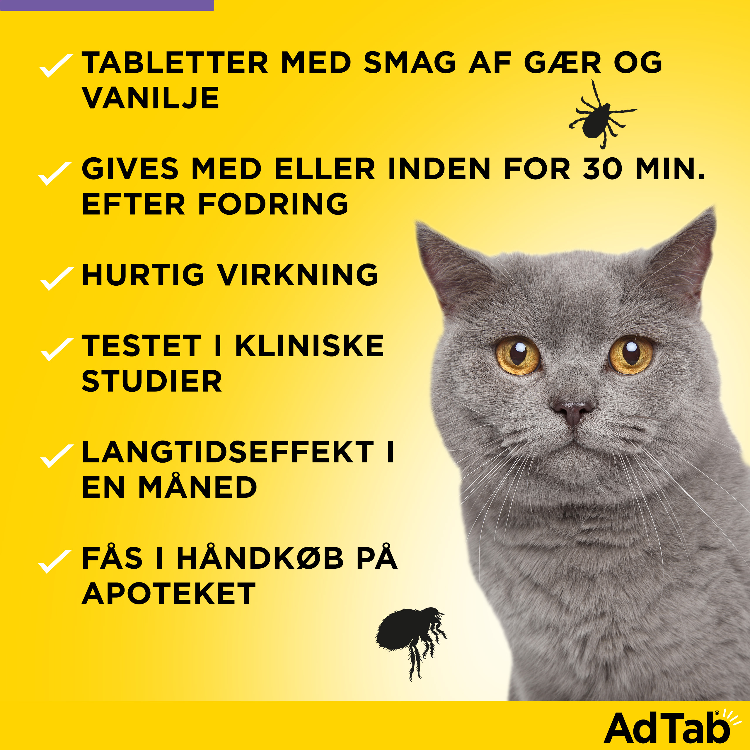 AdTab til katte 0.5-2.0 kg