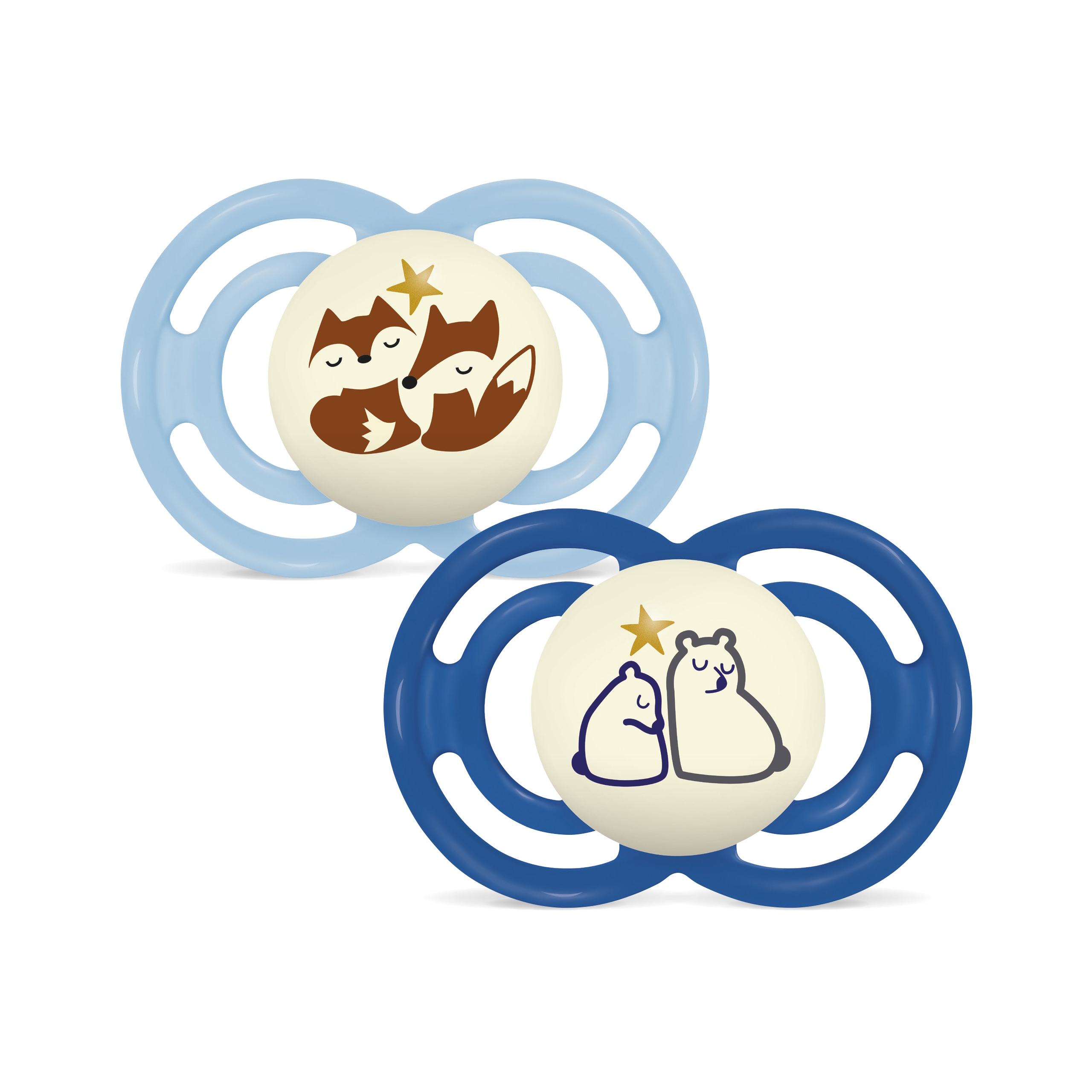 MAM Perfect Night Silk 16-36m 2p Box V Blue