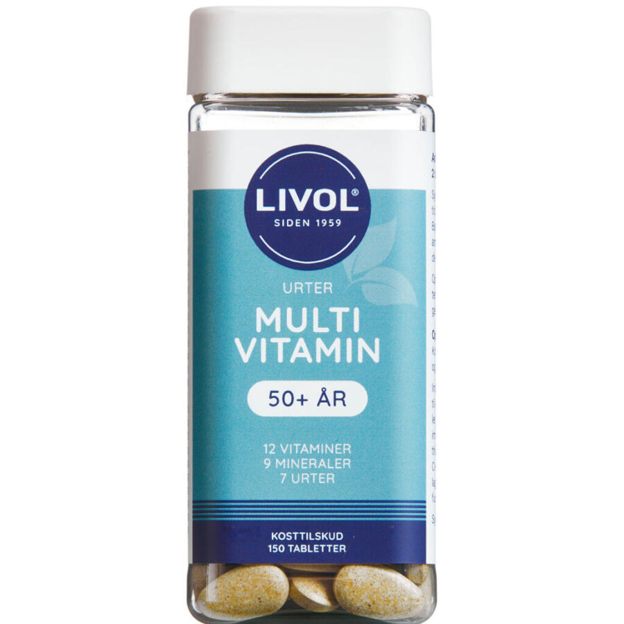 Livol Multivitamin m. Urter 50+