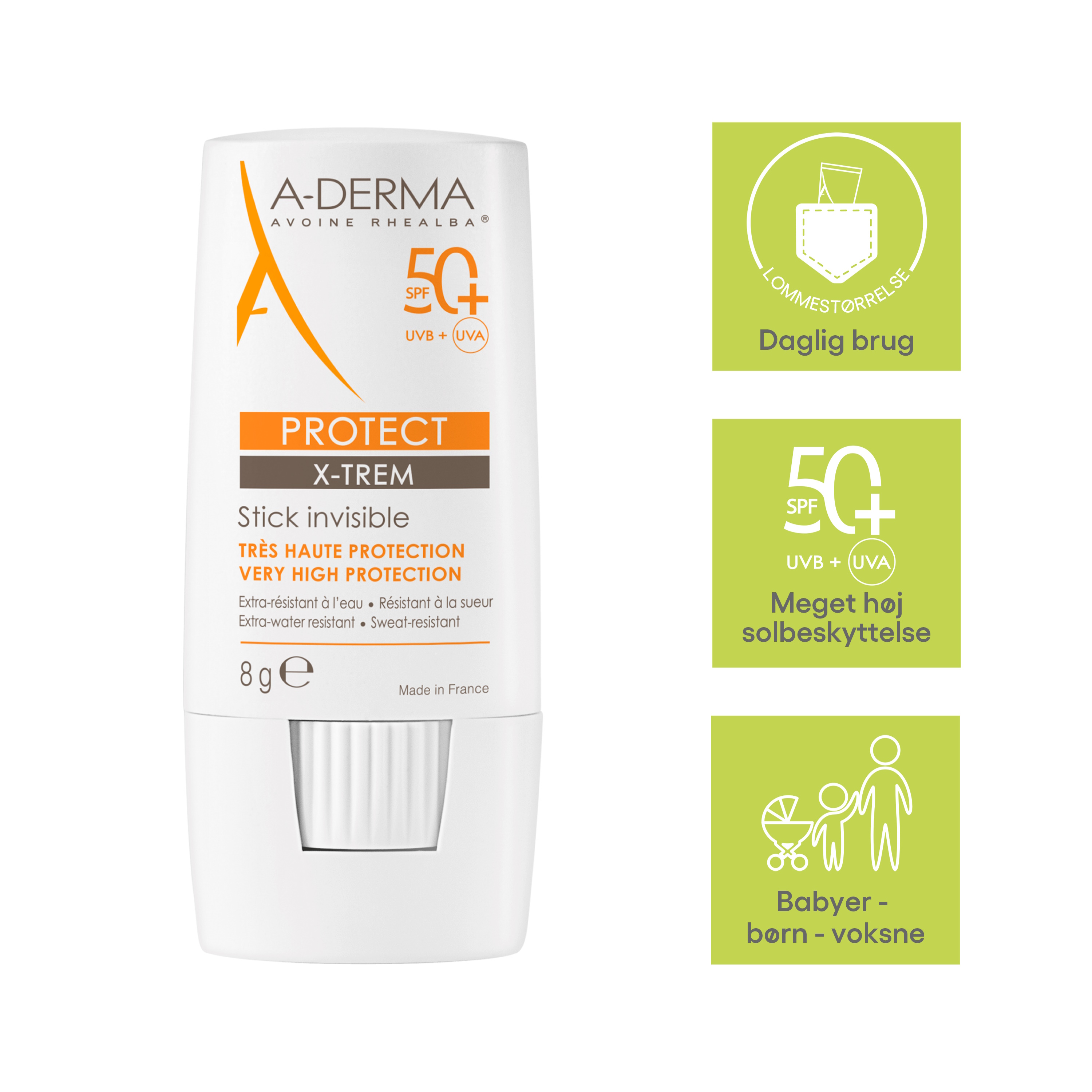 A-Derma Protect X-trem Stick SPF 50+