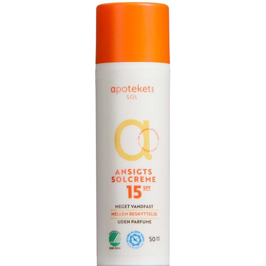 Apotekets Ansigtssolcreme SPF 15