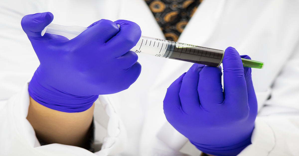 Aurelia Gloves Aurelia Sonic100 blå pudderfri nitrilhandske, 2,2 mil (100 stk)