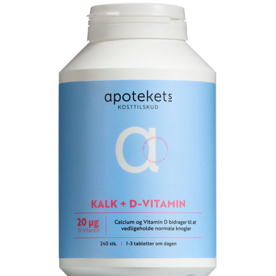 Apotekets Kalk + D-Vitamin 20 mikg