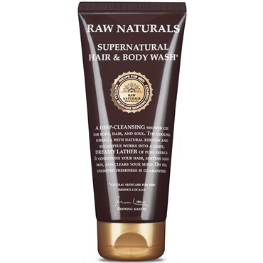 RAW NATURALS SUPERNATURAL HAIR & BODY WASH