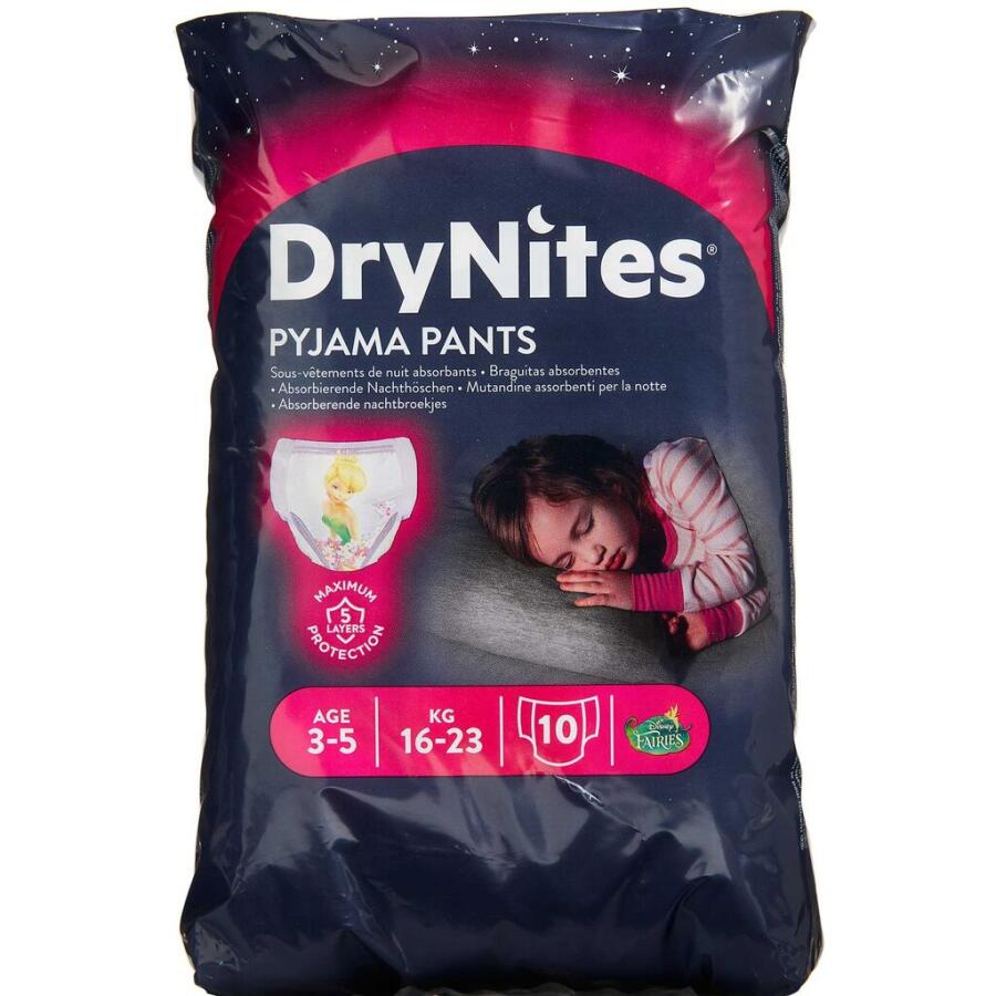 DryNites Pyjama Pants Girl 3-5 År