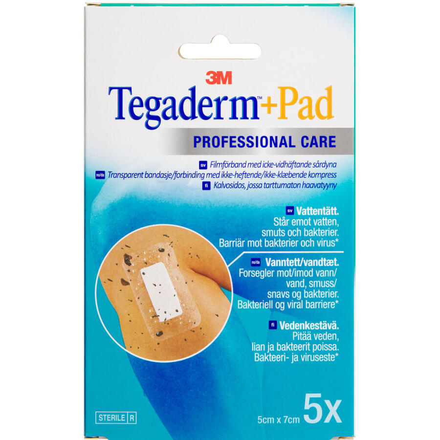 Tegaderm + Pad 5x7 cm