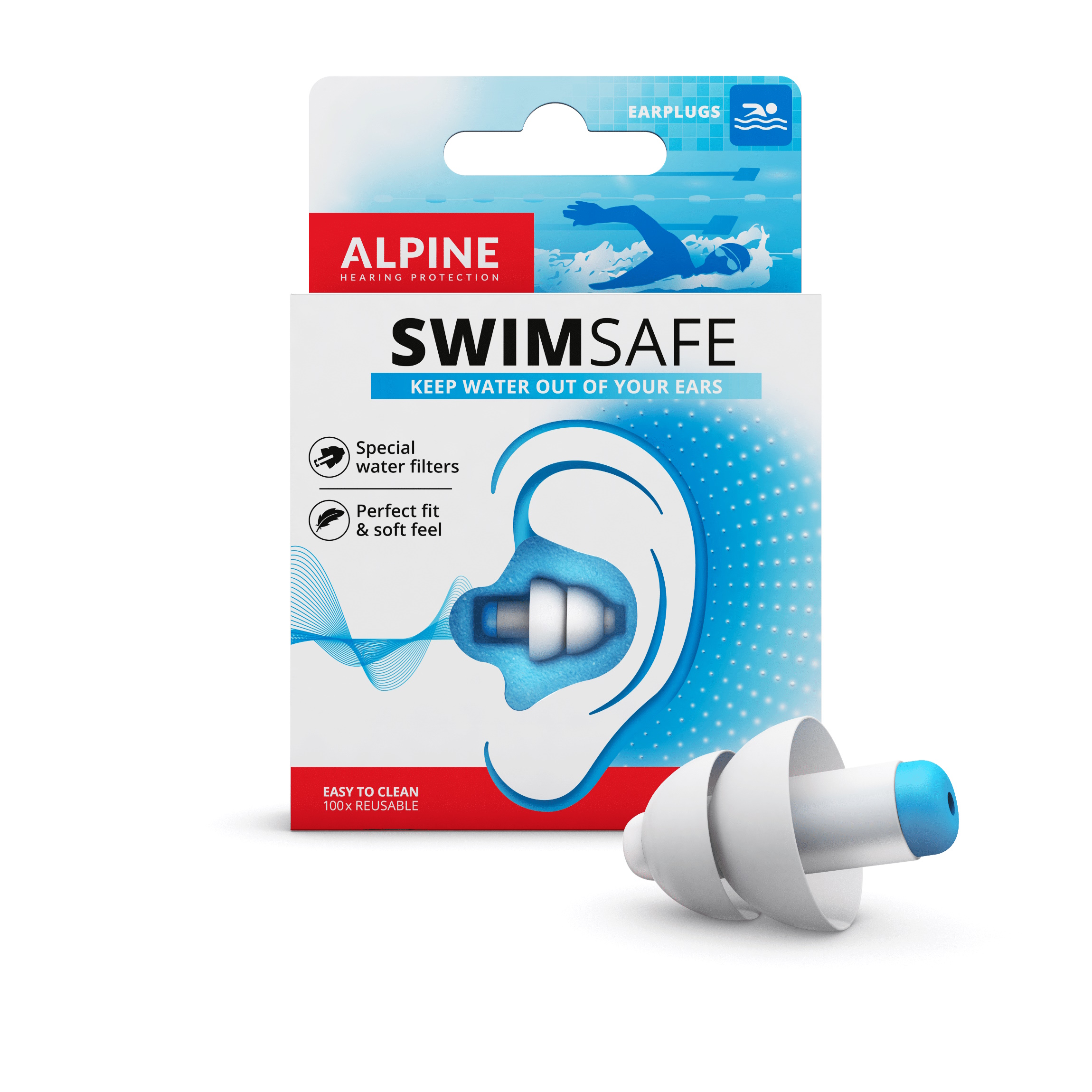 Alpine SwimSafe Ørepropper